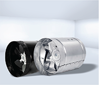 PTI-IS SERIES - Metal Inline Booster Fans PTI-IS SERIES - Metal Inline Booster Fans