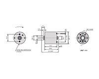 PTRF-020T Precious Metal Brushed Direct Current (DC) Micro Motors - 2