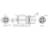 PTRS-395SA Carbon Brushed Direct Current (DC) Micro Motors - 2