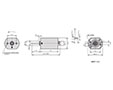 PTFS-130SM Carbon Brushed Direct Current (DC) Micro Motors - 2